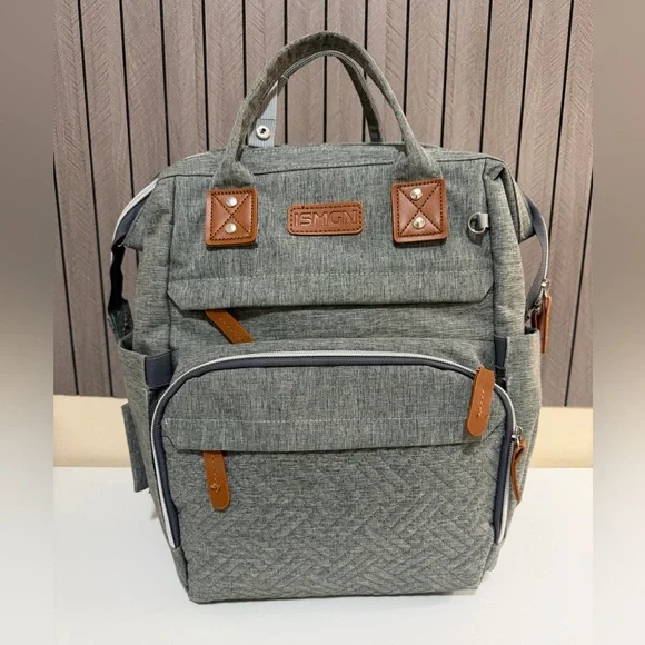 ISMGN Diaper Bag Backpack with Changing Station - Picture 1 of 6